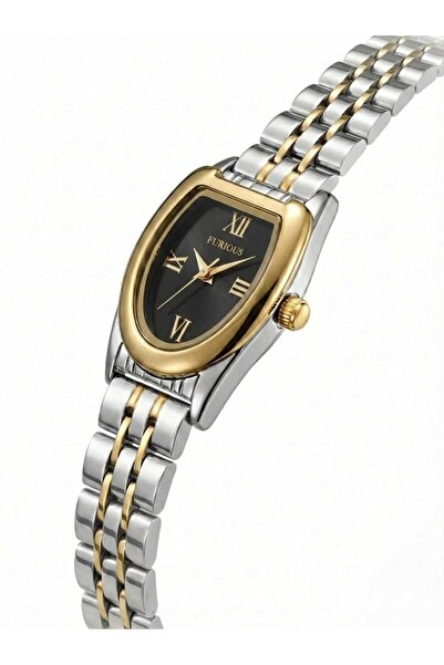 LOLLY STORE Classic watch with roman numerals and metal bracelet