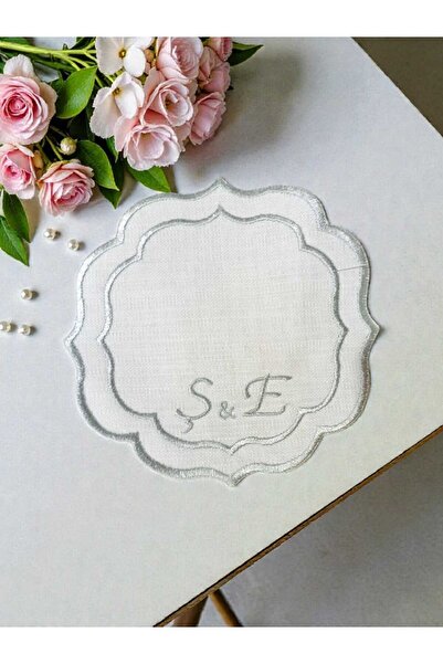 El Emeği Söz Tepsisi, Nişan Tepsisi, Damat Tepsisi için 1 adet tepsi örtüsü, ...