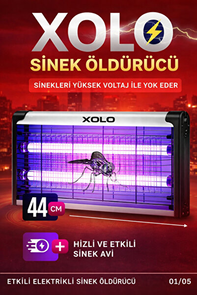 xolo Elektrikli Sinek Öldürücü Led 10W 1050 Lümen UV Işıklı Etkili Sivrisinek...