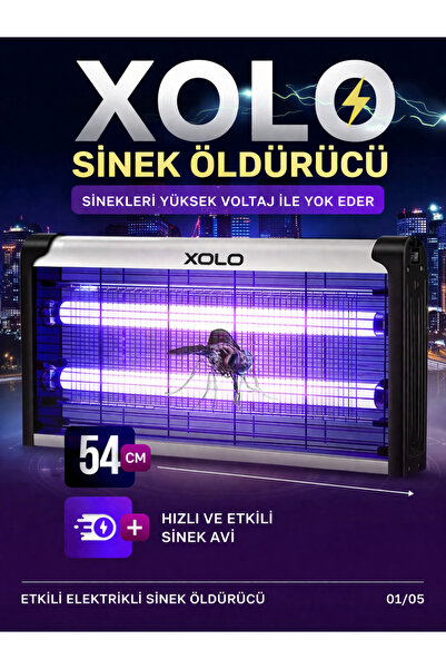 xolo Elektrikli Sinek Öldürücü Led 12W 1250 Lümen UV Işıklı Etkili Sivrisinek...