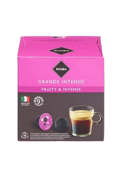 Rioba Κάψουλα συμβατή Dolce Gusto, Grande Intenso, Rioba, 112 γρ.