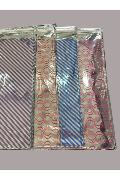 byhaziran butik Samolepljiva metalizovana poklon kesa 30x45 cm 100 x 4 paketa...