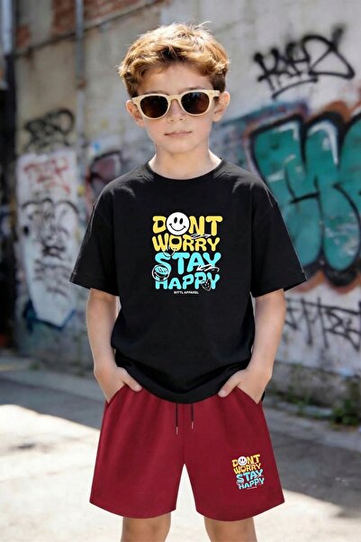 cm buseyiz Busekids Boys' Multi-Colored Printed Comfortable Fit Summer Combin...