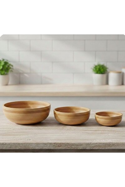 Elis Concept Bamboo 3-Piece Bowl Set