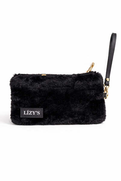 lizy's Τσάντα Clutch Μακιγιάζ Πορτφόλιο Λούτρινο