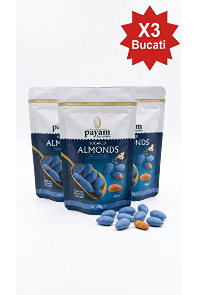 payam Σετ X3 Αμύγδαλα σε Γλάσο Βανίλιας 125 γρ.