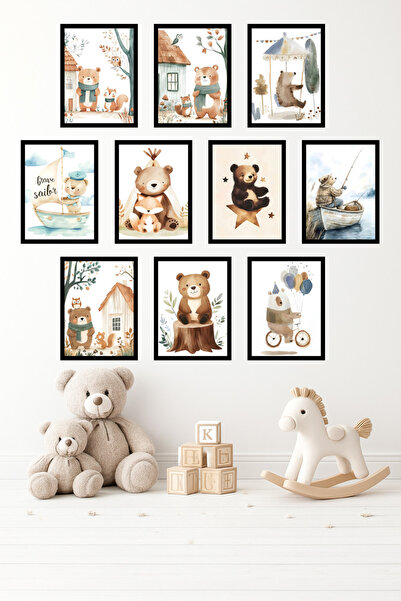 UNT Αρκουδάκι με εμφάνιση 10 πλαισίων |   Χαριτωμένο Ζώο |   Σετ Σκανδιναβική...