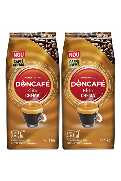 DONCAFE 2 X Κόκκοι καφέ, Doncafe, Elita Crema, 1 κιλό