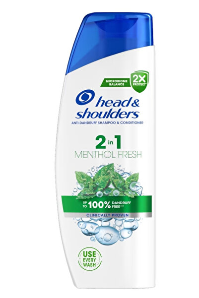 Head & Shoulders Μέντολ Φρέσκο – Σαμπουάν και Βάλσαμο 2 σε 1 κατά της οτιδική...