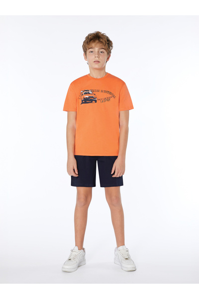 Elsima Men's Waiter Boy Short Sleeve Shorts Pajama Set Summer