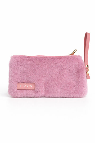 lizy's Τσάντα Clutch Μακιγιάζ Πορτφόλιο Λούτρινο