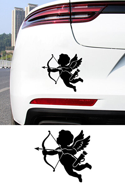 MIGNATIS Love Angel Car Sticker - Arrow-Shooting Angel Auto Sticker - Vehicle...