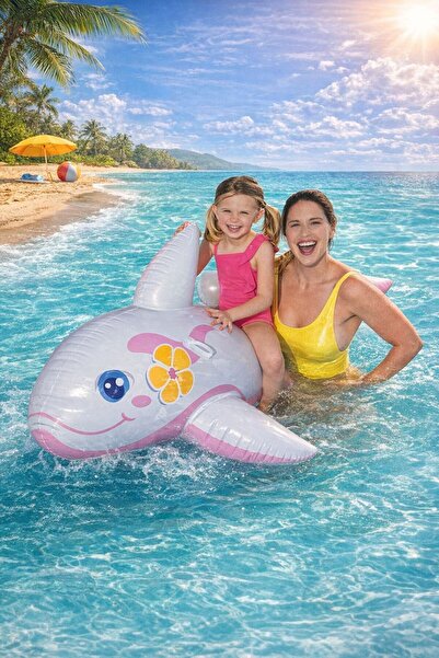 BESTWAY Saltea gonflabilă copii Delfin, 157 x 94 cm, design colorat, +3 ani