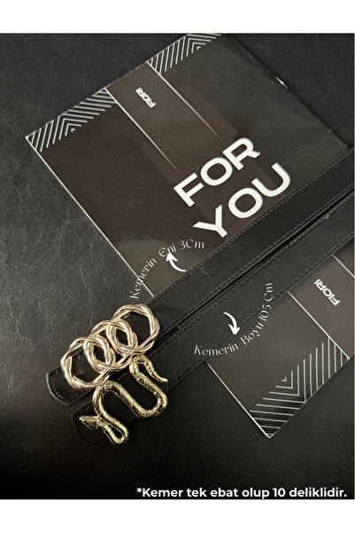 Fiori Ζώνη για γυναικείο παντελόνι με 2 συνδυασμένες αγκράφες, ζώνη για σακάκ...