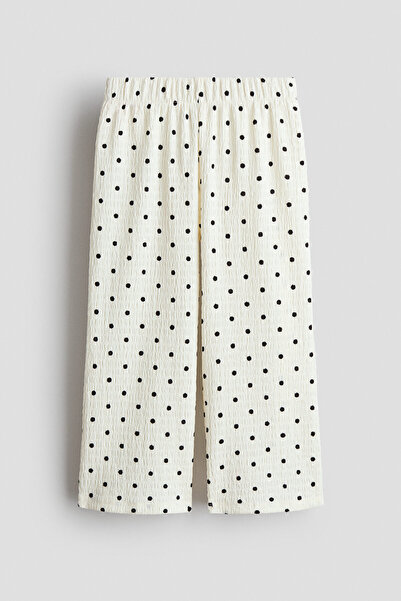 H&M Geniş Krinkle Pantolon