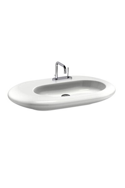 İdeal Standard - Simply U Natural Tezgan Üstü Lavabo Çift Delikli OUTLET - T0...