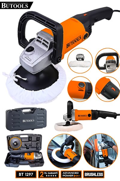 BUTOOLS 4200 Watt Bakir Sargili 6 Kademe Polisaj Makinasi Zımpara Pasta Cila ...