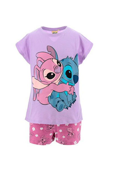 Lilo & Stitch Κοντομάνικες βαμβακερές πιτζάμες, Αγκαλιά