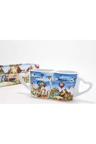 Store 2’li Yöresel Kupa Bardak 9x14 Cm İstanbul Temalı Dekoratif Kahve ve Çay...