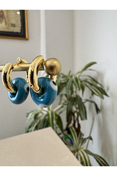 Nish atelier Nazar Boncuklu Küpe