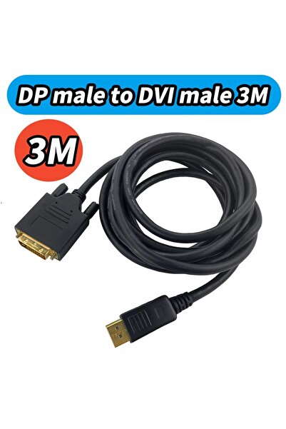 Choice4 choose model Male to Male 3.0M DisplayPort to DVI Cable 1080P DP to D...