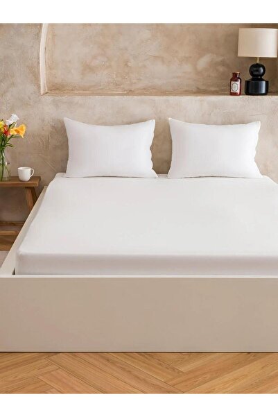 LC Waikiki Βαμβακερό ελαστικό σεντόνι διπλού μεγέθους (S6)