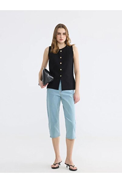 LC Waikiki Ψηλόμεσο γυναικείο τζιν κάπρι (S6)