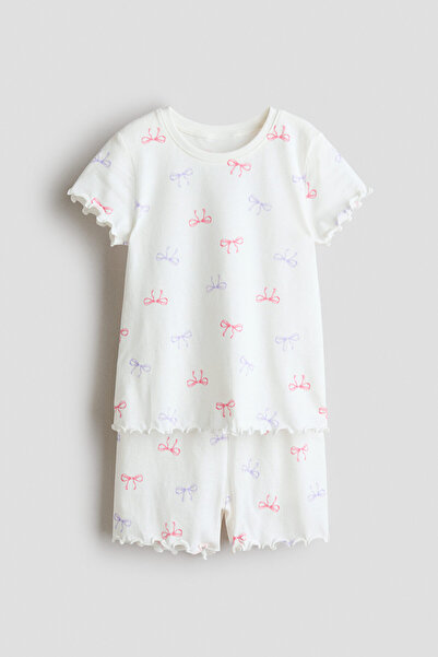 H&M Pamuklu Pijama Takımı