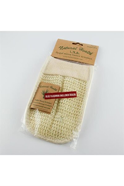 Generic Brand Terry Glove Body Washcloth and Scrub - Cream