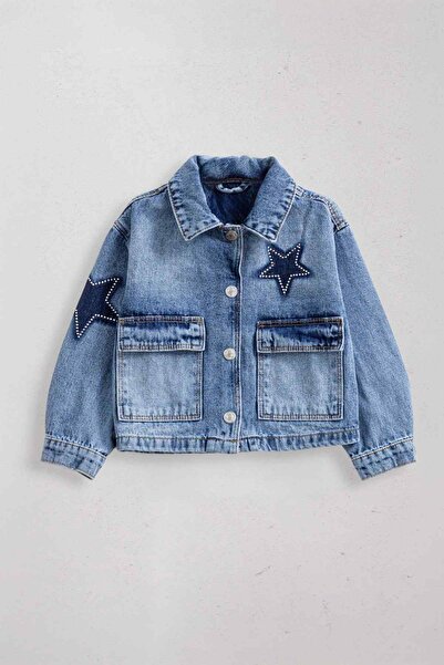 HAUSEkids Νέο μαγικό κοριτσίστικο μπουφάν για ηλικίες 5-14 ετών - Ίντιγκο