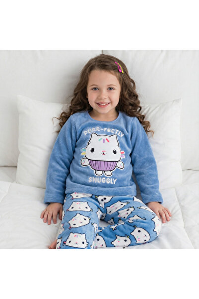 Gabby's Dollhouse Super Soft Long Sleeve Pajamas, Purfectly