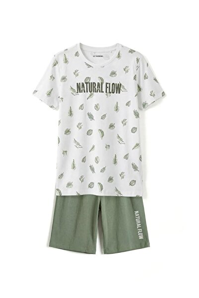 LC Waikiki Σετ πιτζάμες για αγόρια με στάμπα και σορτς (S6)