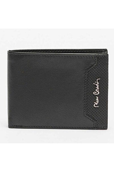 Pierre Cardin , Leather folding wallet, Black