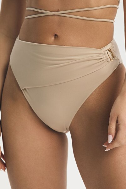 ESOTIQ Slip de bikini pentru femei, cu talie înaltă, cu efect de modelare a a...