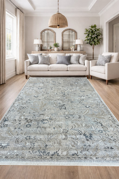 ünalcarpet 4 Metrekare -6 Metrekare Kalın Modern Dokuma Salon Oturma Odası Mu...