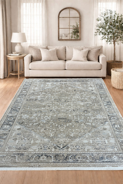 ünalcarpet Vintage Halı Kalın Modern Dokuma Salon Oturma Odası Mutfak Halısı ...