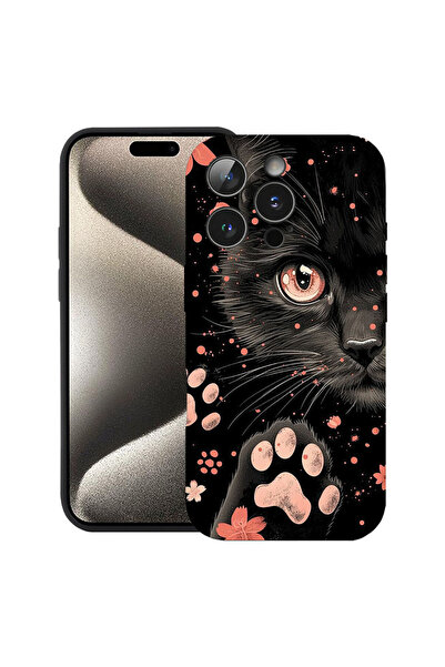 bestcase Υπέρλεπτη Θήκη για Apple iPhone 16 Pro, Μαύρη Γάτα, 3137743 B 2014