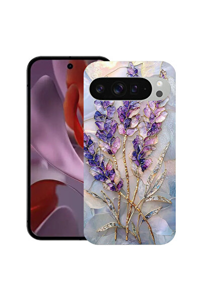 bestcase Husă Ultra Subțire pentru Google Pixel 9 / 9 Pro, Florală - Hortensi...