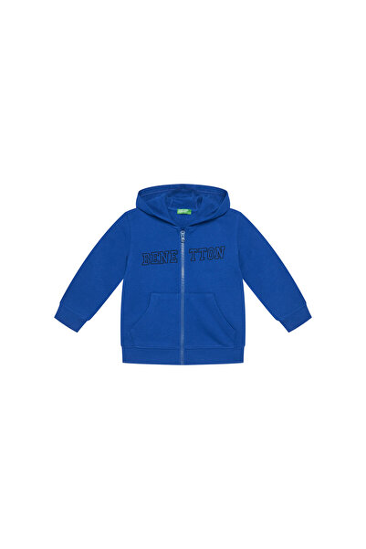 United Colors of Benetton chlopiec bluza albastră 3J68G503V