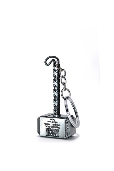 Genel Markalar Thor Çekici Anahtarlık 8x3,5 Cm Metal Marvel Mjolnir Anahtarlı...
