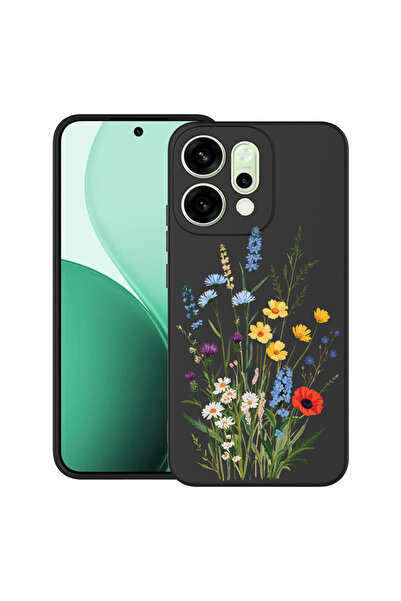 bestcase Υπέρλεπτη Θήκη για OPPO Reno14, Χαριτωμένο Ανθοδέσμη με Λουλούδια, 2...