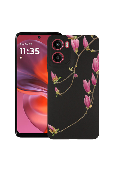 bestcase Υπέρλεπτη Θήκη για Motorola Moto G06, Φλοράλ - Μινιμαλιστική Ορχιδέα...