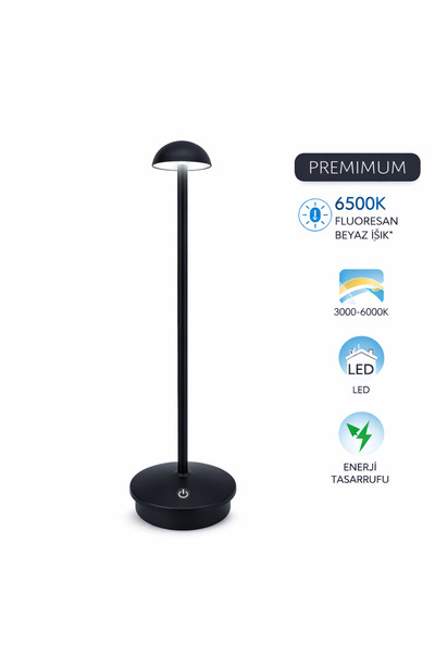 ACK Led Dokunmatik Metal Masa Lambası