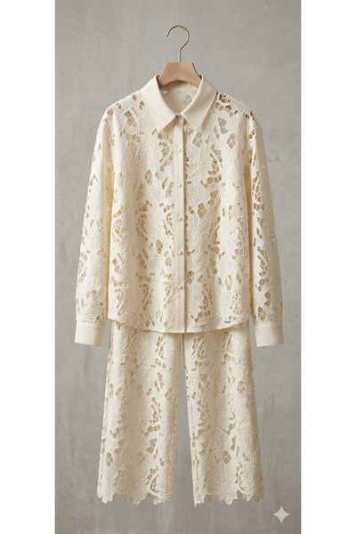 Suziş ΣΕΤ ΠΑΝΤΕΛΟΝΙ ΚΑΙ ΠΟΥΚΑΜΙΣΟ ΜΕ ΔΑΝΤΕΛΕΣ M39423