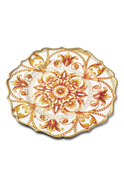 MONDEX Farfurie decorativă BLANCHE COLOURS 33x33x2cm