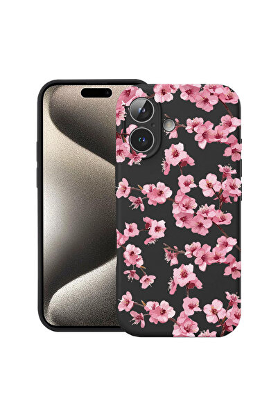 bestcase Υπέρλεπτη Θήκη για Apple iPhone 17, Φλοράλ - Αισθητικό Ροζ Κεράσι, 2...