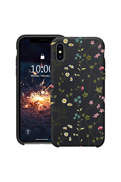 bestcase Υπέρλεπτη Θήκη για Apple iPhone XS / X, Φλοράλ - Χαριτωμένα Λουλούδι...