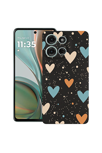 bestcase Υπέρλεπτη Θήκη για Motorola Edge 50 Pro, Χαριτωμένο Σχέδιο Αγάπης, 1...