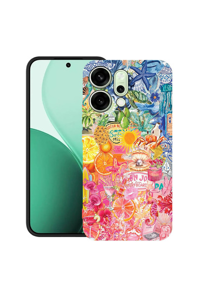 bestcase Husă Ultra Subțire pentru OPPO Reno14, Tropical, 2082899 B 2037