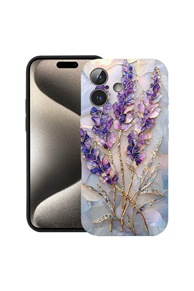 bestcase Υπέρλεπτη Θήκη για Apple iPhone 16, Φλοράλ - Χρυσή Ορτανσία, 3137742...